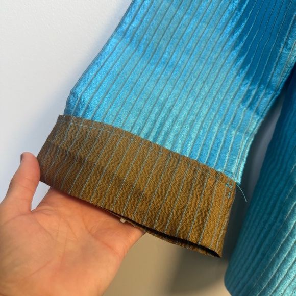 Saint Gil Paris Vintage Art to Wear Single Button Lightweight Coat Lagenlook - Picture 6 of 7